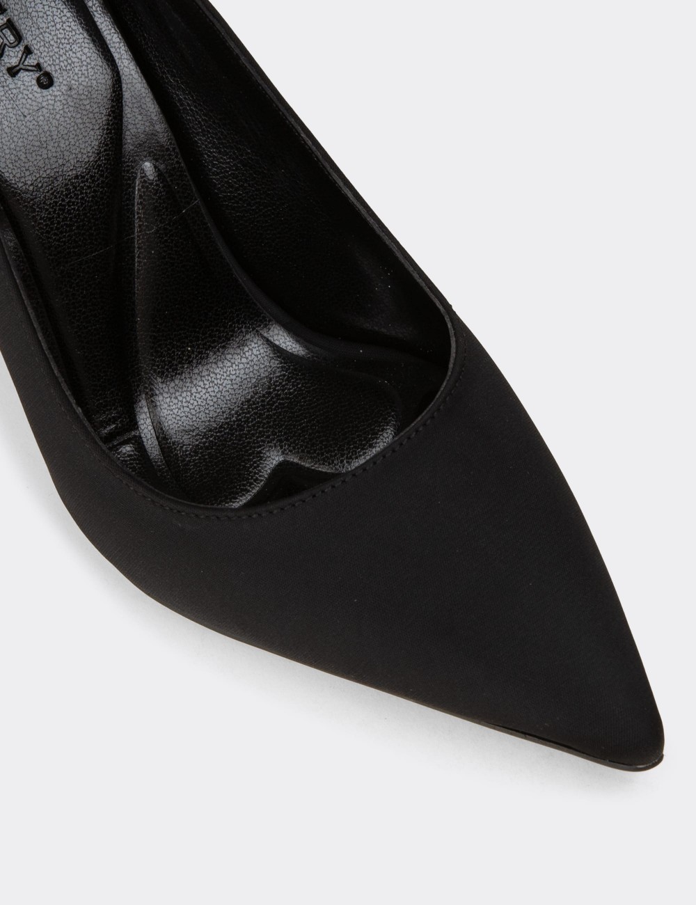 Kadın Siyah Saten Stiletto - K0011ZSYHM01