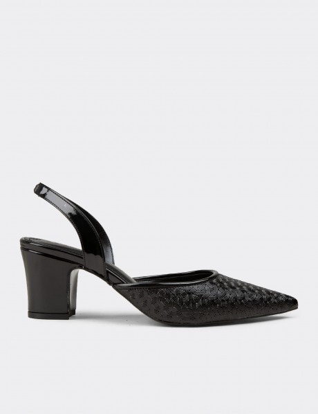 Deery Ayakkabı Deery Topuklu Kadın Siyah