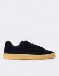 Deery Ayakkabı Deery Süet Erkek Lacivert Sneaker