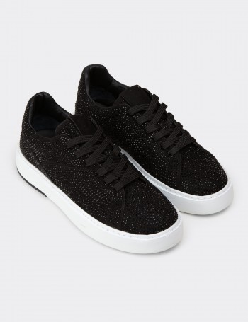Kadın Siyah Sneaker Ayakkabı - K0727ZSYHC01