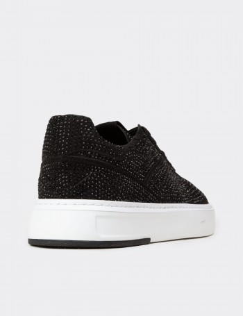 Kadın Siyah Sneaker Ayakkabı - K0727ZSYHC01