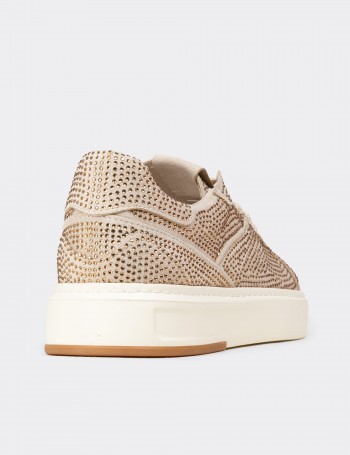 Kadın Bej Sneaker Ayakkabı - K0727ZBEJC01