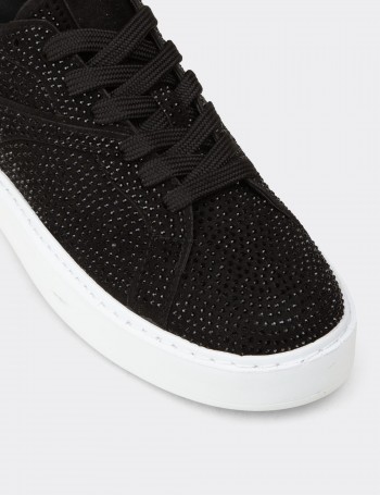 Kadın Siyah Sneaker Ayakkabı - K0727ZSYHC01