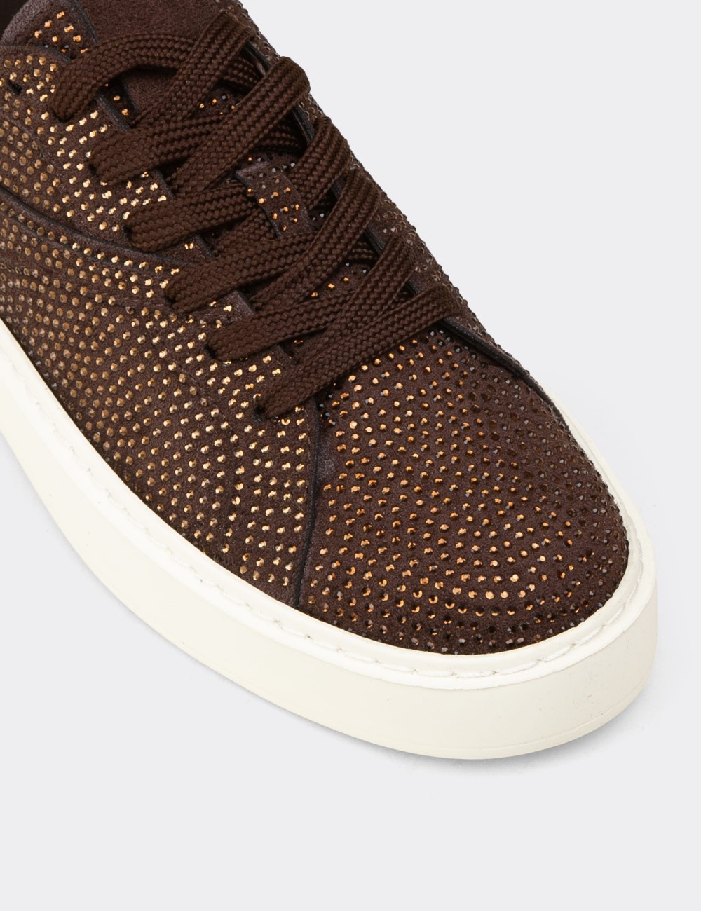 Kadın Kahverengi Sneaker Ayakkabı - K0727ZKHVC01