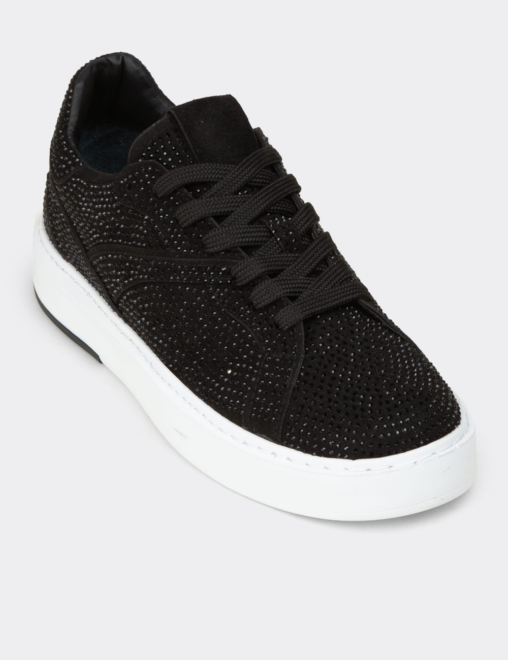 Kadın Siyah Sneaker Ayakkabı - K0727ZSYHC01
