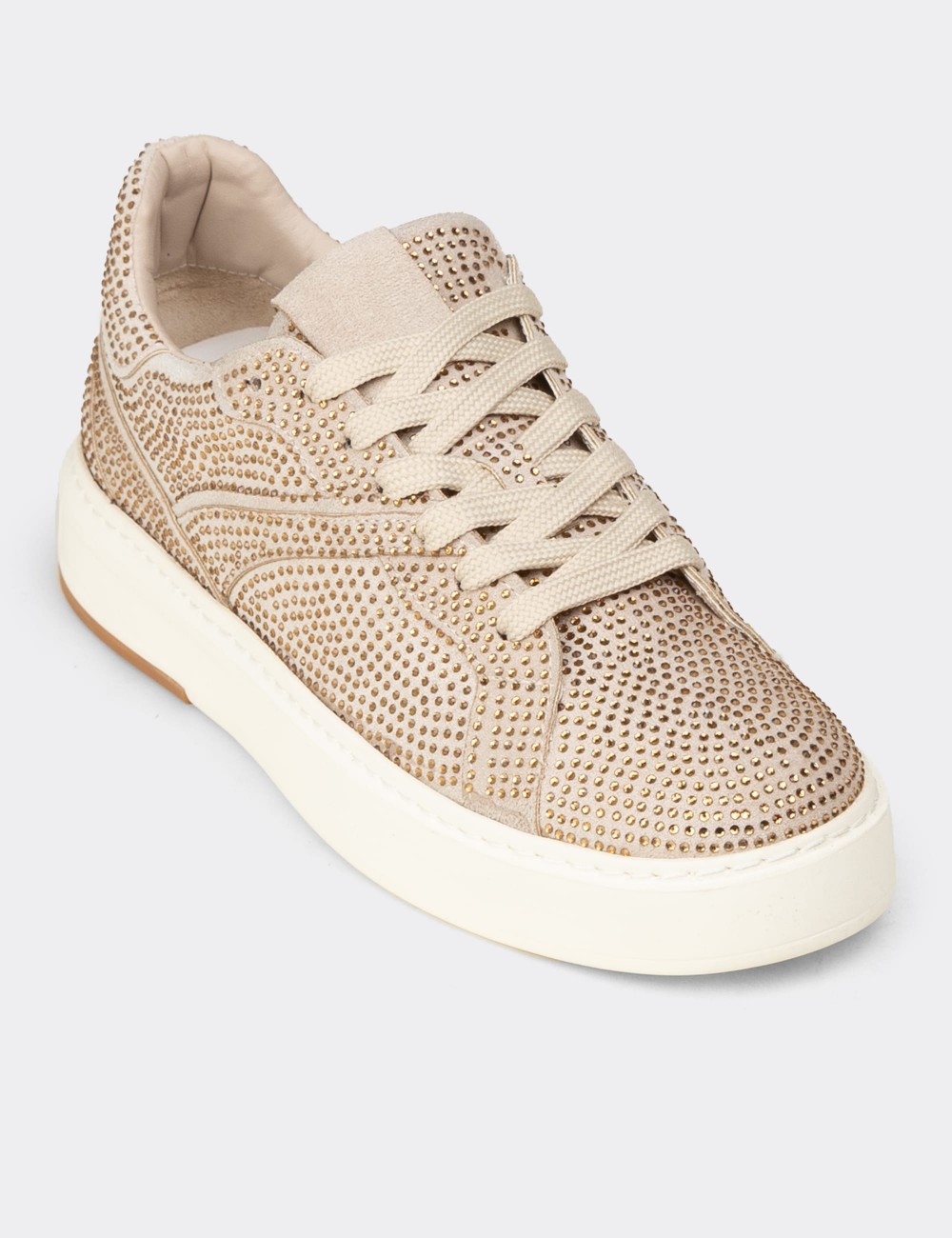 Kadın Bej Sneaker Ayakkabı - K0727ZBEJC01