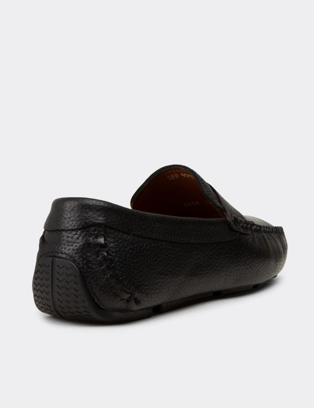 Erkek Hakiki Deri Siyah Penny Loafer - E0920MSYHC01