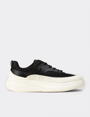 Erkek Siyah Sneaker Ayakkabı