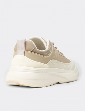 Erkek Bej Sneaker Ayakkabı - 26538MBEJE01