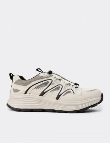 Erkek Bej Sneaker Ayakkabı - 26542MBEJE01