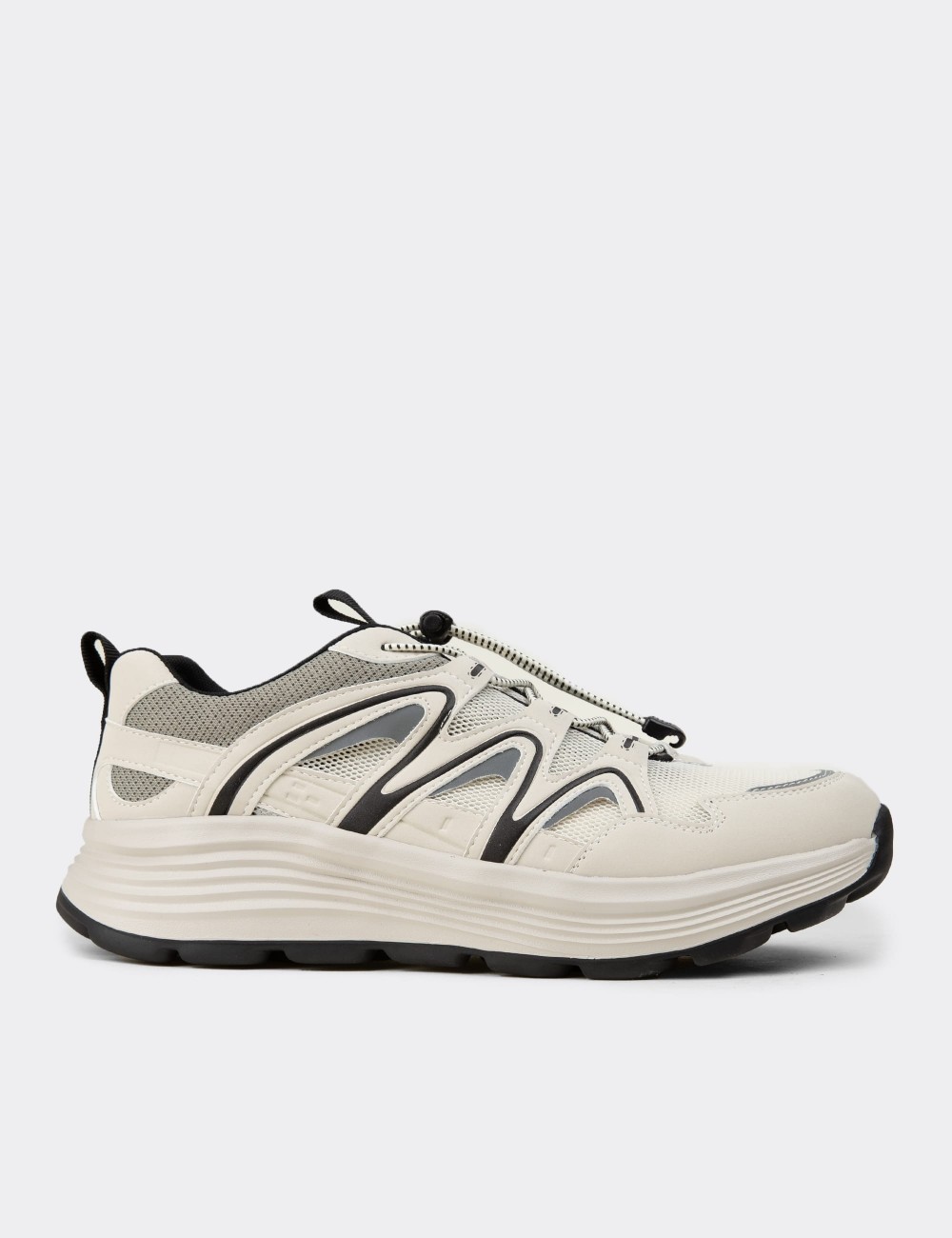 Erkek Bej Sneaker Ayakkabı - 26542MBEJE01