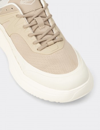 Erkek Bej Sneaker Ayakkabı - 26538MBEJE01