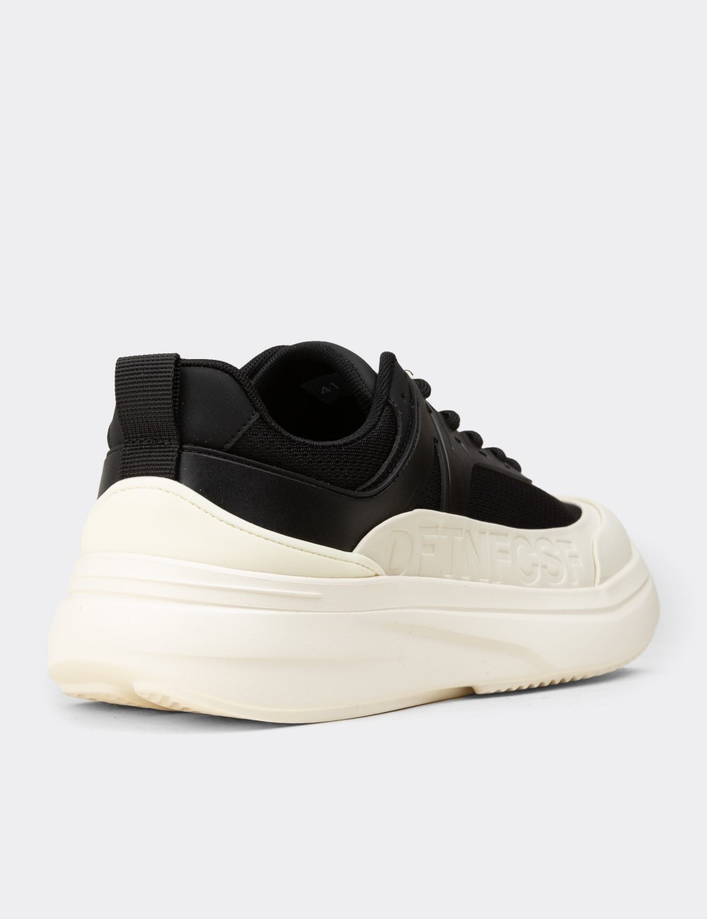 Erkek Siyah Sneaker Ayakkabı - 26538MSYHE01