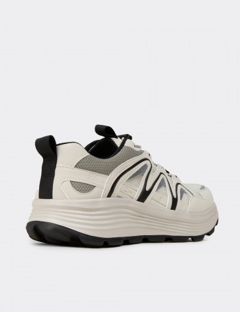 Erkek Bej Sneaker Ayakkabı - 26542MBEJE01