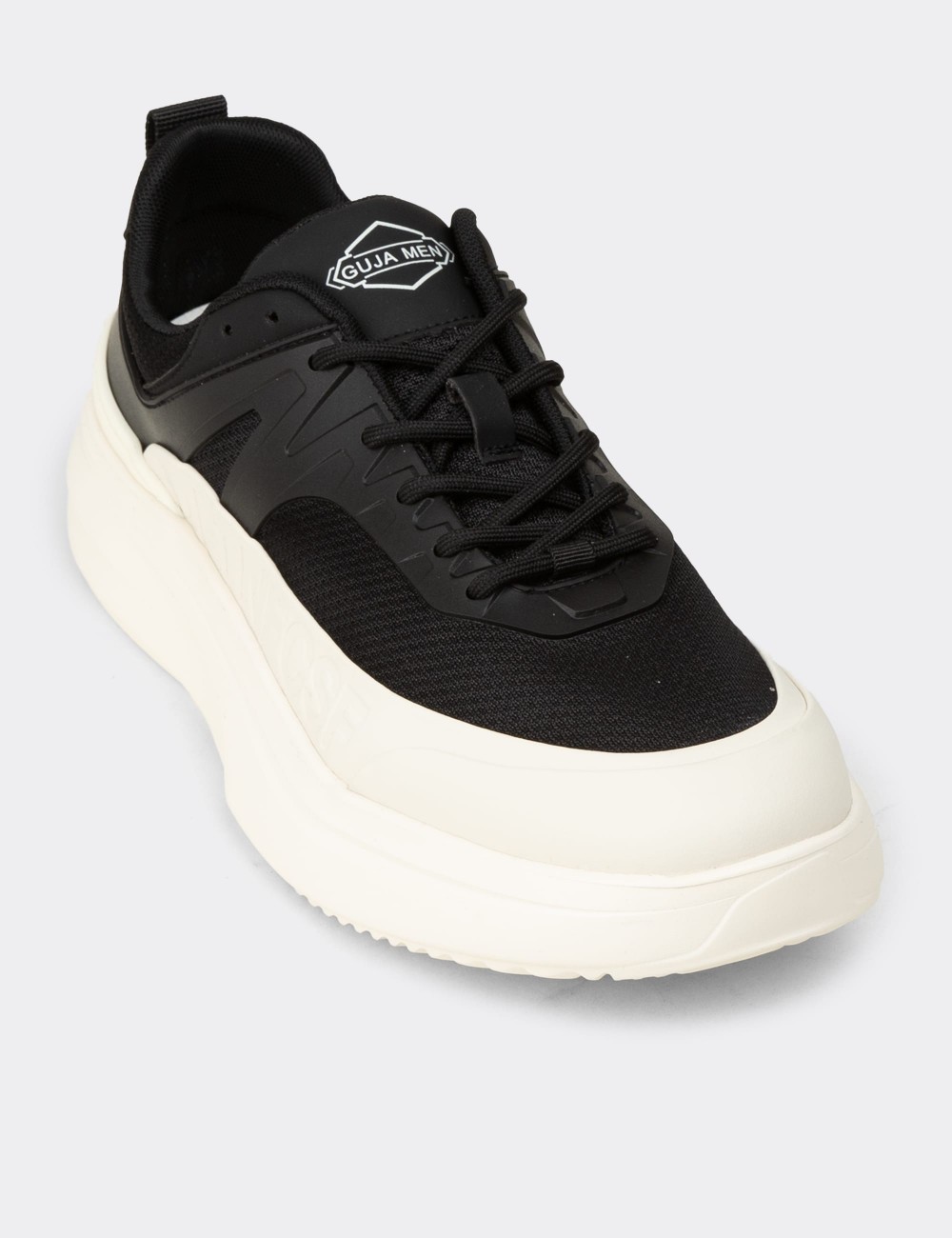 Erkek Siyah Sneaker Ayakkabı - 26538MSYHE01