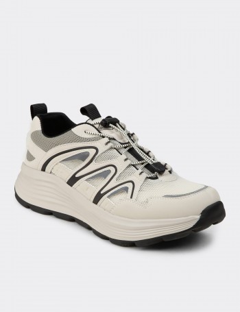 Erkek Bej Sneaker Ayakkabı - 26542MBEJE01