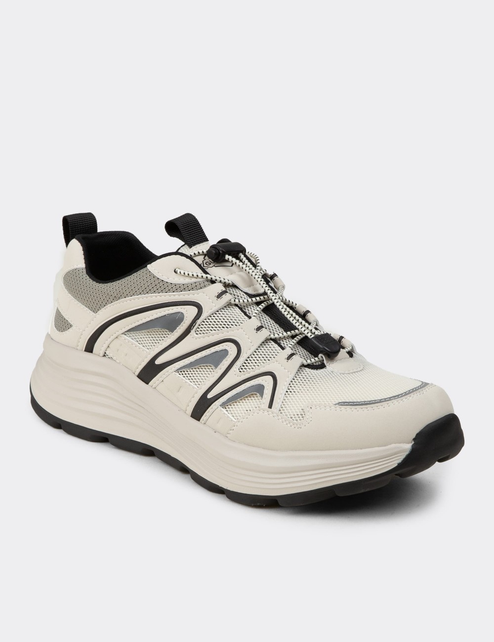 Erkek Bej Sneaker Ayakkabı - 26542MBEJE01
