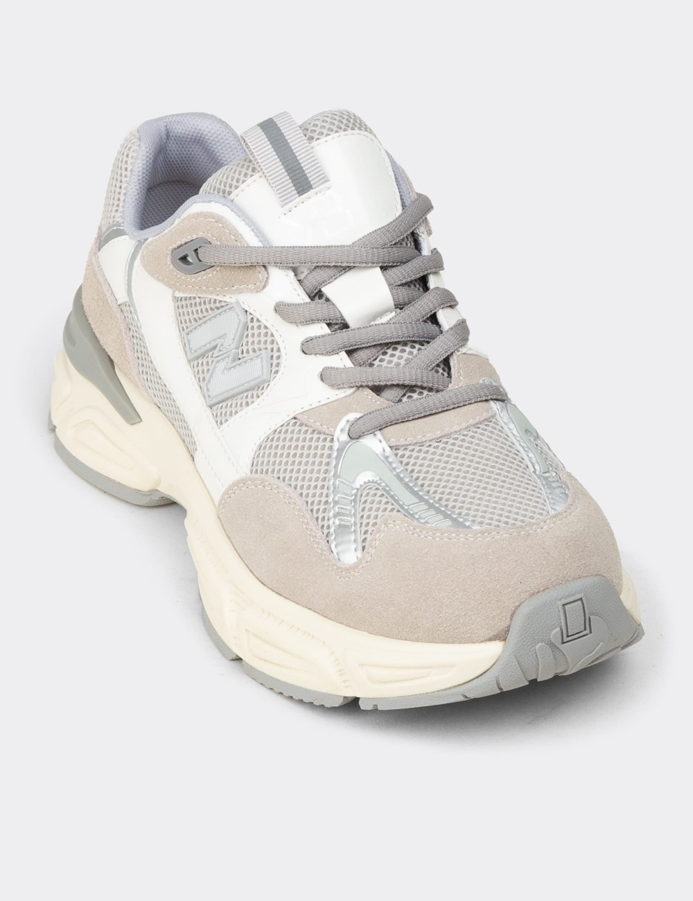 Kadın Gri Sneaker Ayakkabı - K1153ZGRIC01