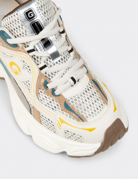 Kadın Sarı Chunky Sneaker