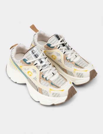 Kadın Sarı Chunky Sneaker - 26353ZSRIP01