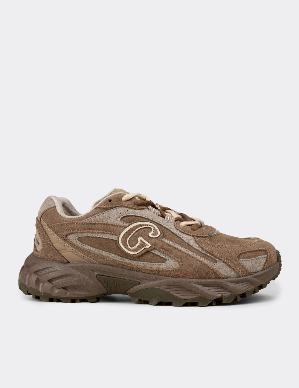 Kadın Hakiki Süet Bej Sneaker Ayakkabı - 26368ZBEJZ01