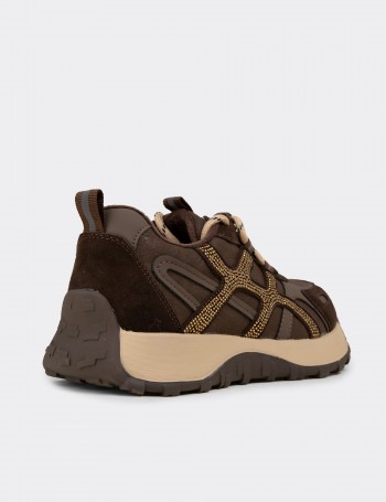 Kadın Kahverengi Sneaker Ayakkabı - 26K31ZKHVC01