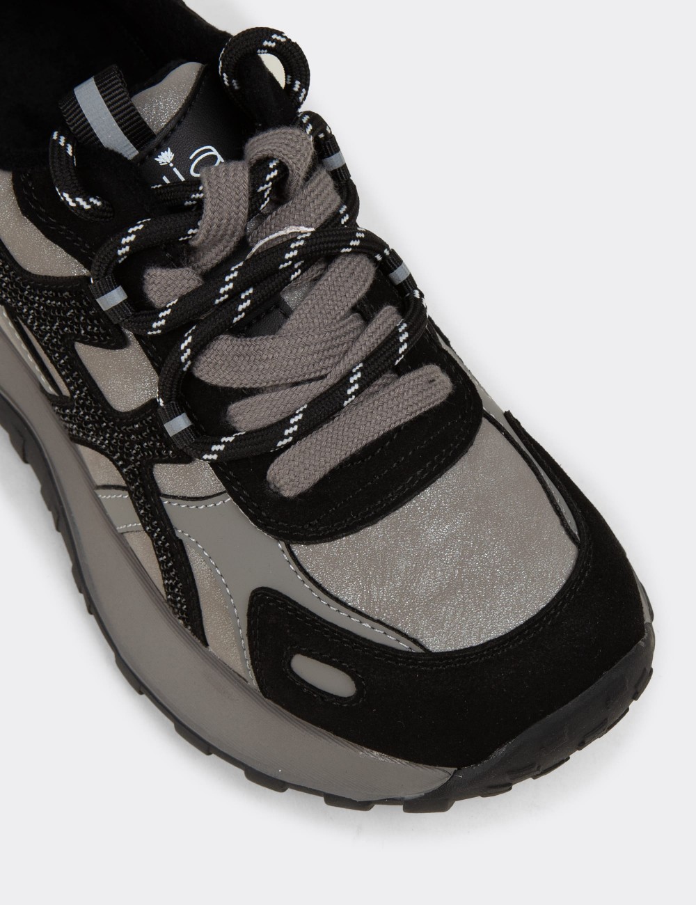 Kadın Gri Sneaker Ayakkabı - 26K31ZGRIC01