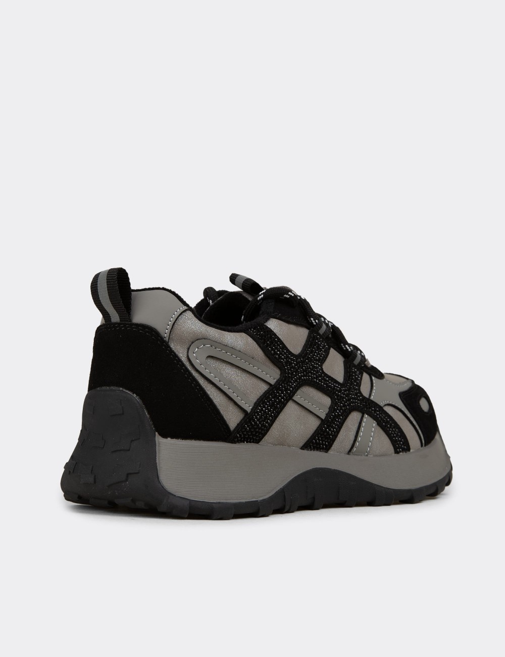 Kadın Gri Sneaker Ayakkabı - 26K31ZGRIC01