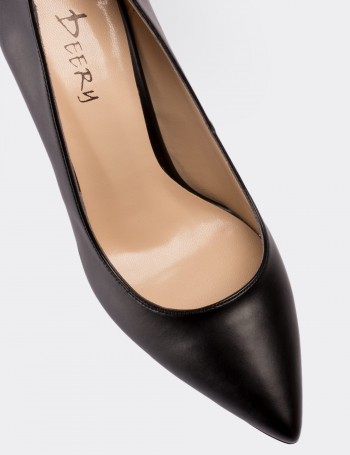 Siyah Kadın Stiletto - 02029ZSYHM01