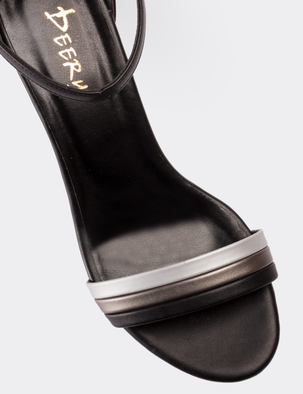 Siyah Topuklu Kadın Ayakkabı - 00184ZSYHM01