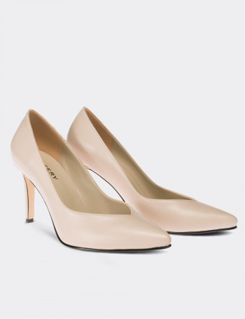 Bej Kadın Stiletto - 02048ZBEJM01