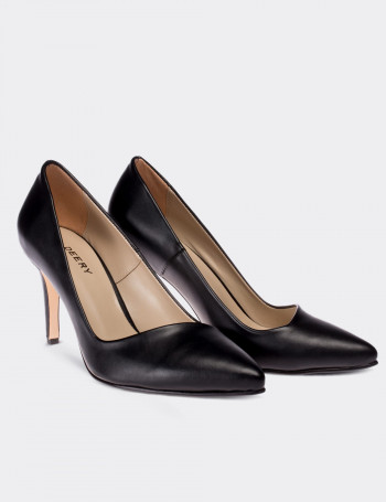 Siyah Kadın Stiletto - 02049ZSYHM01