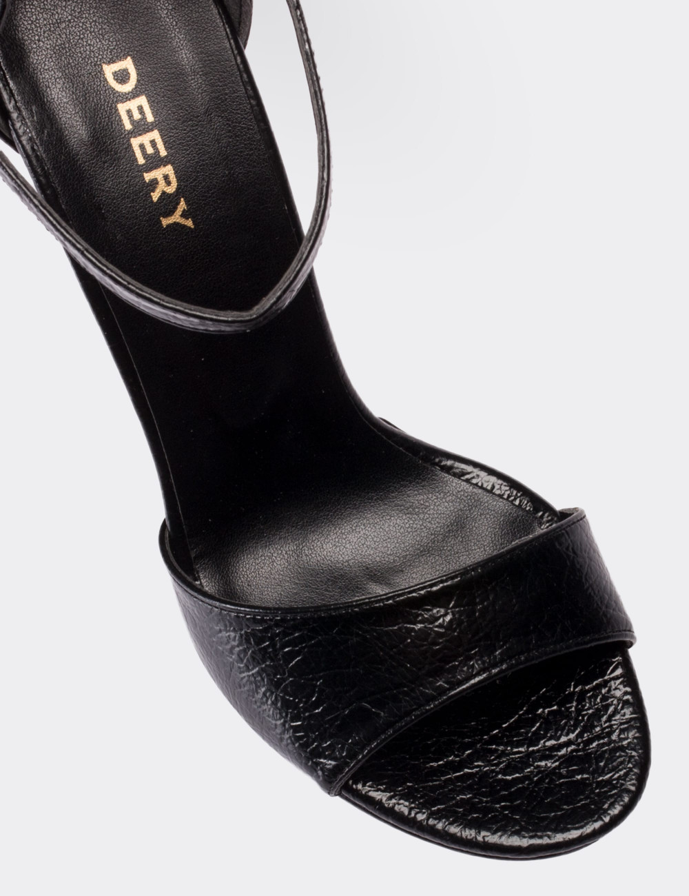 Siyah Topuklu Abiye Kadın Ayakkabı - 00731ZSYHM04